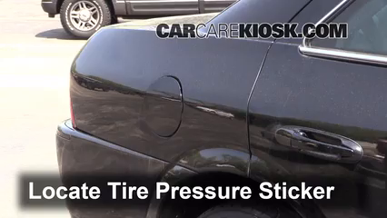 2004 Lincoln LS 3.0L V6 Tires & Wheels Check Tire Pressure